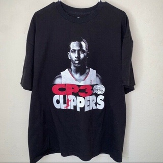 ลอสแองเจลิสคลิปเปอร์ส Tshirt Chrls พอล Cp3 เอ็นบีเอทีมบาสเกตบอลตลก y*&lt;