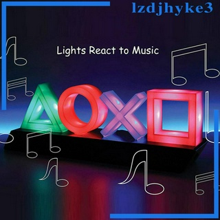 ภาพขนาดย่อของภาพหน้าปกสินค้าPLAYSTATION Enjoylife โคมไฟ ตัว Icon Light Usb สําหรับตกแต่งบ้าน จากร้าน lzdjhyke3.th บน Shopee
