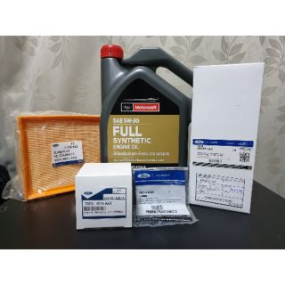 สินค้า [สังเคราะห์แท้ ] น้ำมันเครื่อง(Ford Motocraft) Ford Fiesta, Ford Ecosport ระยะเปลี่ยนถ่าย 15,000 km. รับรองโดย Ford