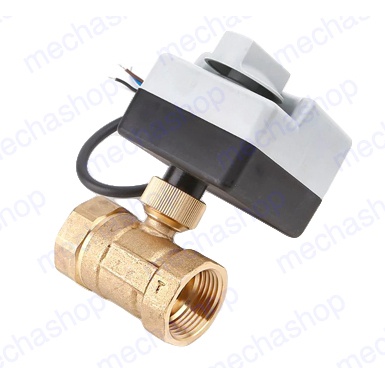 มอเตอร์วาล์วไฟฟ้า-วาล์วไฟฟ้า-ac220v-dn25-2-way-brass-motorized-ball-valve-electric-actuator-เปิดวาล์วด้วยมือได้