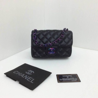 💝ellapupe shop💝Chanel 8" พรีเมี่ยม โซ่รุ้ง กระทัดรัด งามๆทุกสี