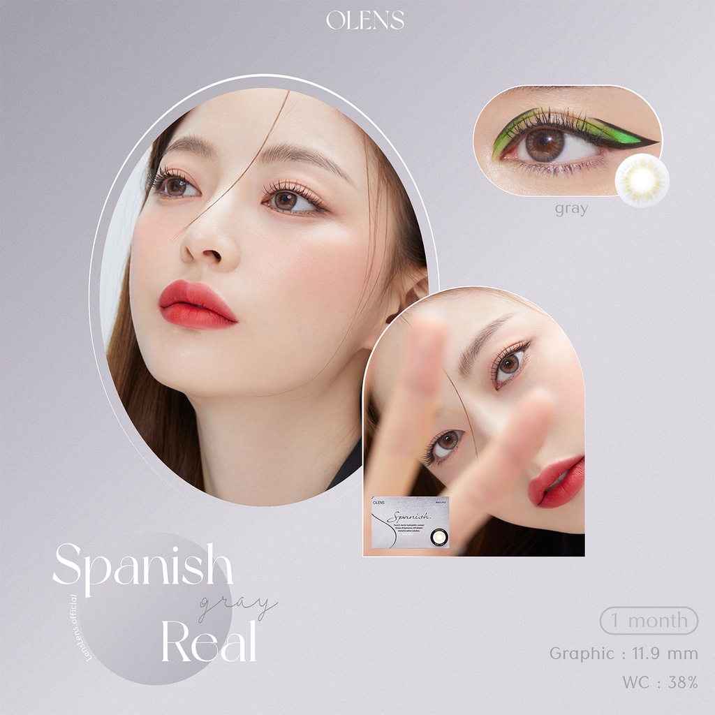 (พร้อมส่ง🛵) Olens รุ่น Spanish Real สี Brown , Olive และ Gray ...