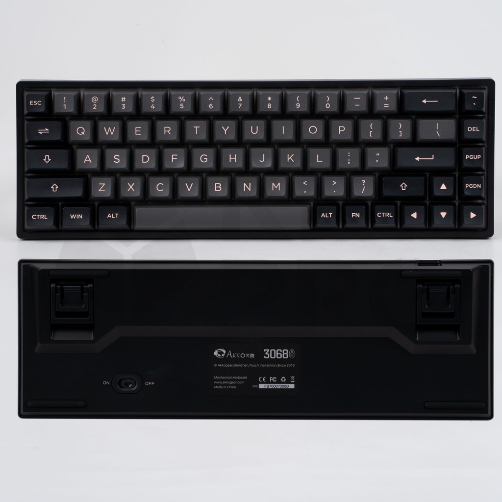 ภาพหน้าปกสินค้าคีย์บอร์ด Akko 3068B Plus Black&Pink RGB Bluetooth Wireless Hotswap Mechanical Keyboard คีย์บอร์ดไร้สาย จากร้าน keypro บน Shopee