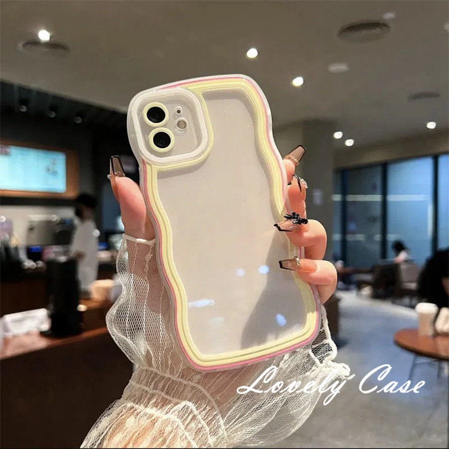 compatible-for-iphone-14-13-12-11-pro-max-x-xr-xs-max-8-7-plus-se-2020-phone-case-macaron-color-wave-edge-soft-clear-cover