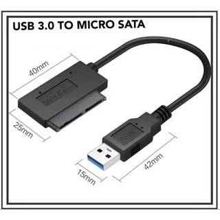 ส่งจากไทย USB 3.0 to Micro SATA USB 3.0 to Micro-SATA Adapter Cable ไมโคร ซาต้า พร้อมส่ง