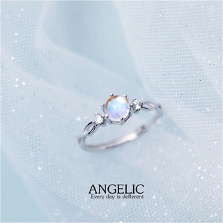 s925 Angelic ring แหวนเงินแท้ ใส่สบาย เป็นมิตรกับผิว สามารถปรับขนาดได้