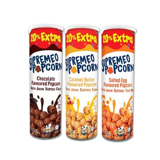 ภาพหน้าปกสินค้า🍿 Supremeo Popcorn 20% Extra 100g ป๊อบคอร์น 20% เอ็กซ์ตร้า (Caramel Butter, Chocolate, Salted Egg) ซึ่งคุณอาจชอบสินค้านี้