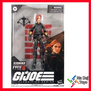 G.I. Joe Classified Series Scarlett 6" Figure สการ์เล็ต จาก จีไอโจ ขนาด 6 นิ้ว ฟิกเกอร์