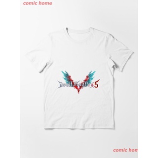 2022 Devil May Cry 5 Essential T-Shirt เสื้อยืด ดพิมพ์ลาย ดผ้าเด้ง คอกลม cotton ความนิยม sale Unisex