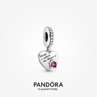 Pandora จี้รูปหัวใจ Love My Home ของขวัญวันเกิด สําหรับสุภาพสตรี p825