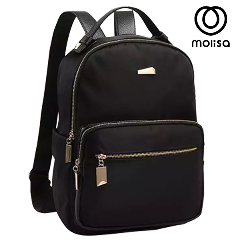 ภาพหน้าปกสินค้าMOLISA Fashion Backpack Bag กระเป๋า กระเป๋าเป้ผู้หญิง สีดำ 8029 กระเป๋าสะพายหลัง กระเป๋าแฟชั่น