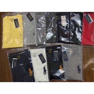 สินค้า เสื้อยืดคอกลม สีพื้นโปโล ราล์ฟ ลอเรน T-Shirt  POLO RALPH LAUREN