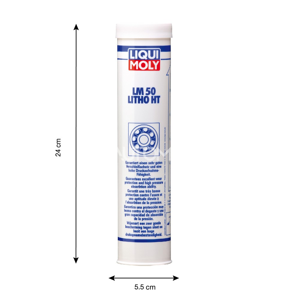 liqui-moly-lm50-litho-ht-จาระบีทนความร้อนสูง-ขนาด-400-g-หล่อลื่นลูกปืน-ทนความร้อนสูง-ป้องกันการกัดกร่อน-การเกิดสนิม