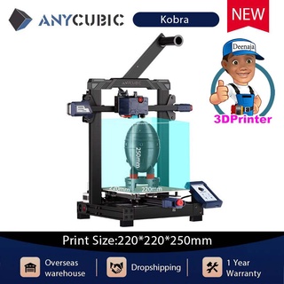 ANYCUBIC KOBRA 3D Printer FDM 3D Printers Automatic Leveling Large Build Size Direct Extruder 3D Printing with Flexible