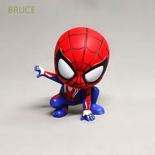 Bruce โมเดลฟิกเกอร์รูปการ์ตูนสไปเดอร์แมนน่ารักขนาด 8 ซมสําหรับเด็ก