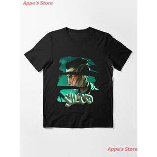 LOL Arcane Arcane Silco Essential T-Shirt เกมจลาจล เสื้อยืดพิมพ์ลาย เสื้อยืดคู่รัก