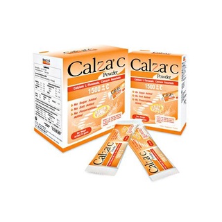 $$แคลซ่า ซี พาวเดอร์1500 mg (Calza C Powder 1500mg) แคลเซี่ยมผง บำรุงกระดูก 30ซอง
