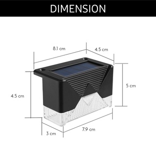 Solarize โคมไฟติดผนัง พลังงานแสงอาทิตย์ ไฟโซล่าเซลล์ ไฟLED ไฟทาง Solar ...