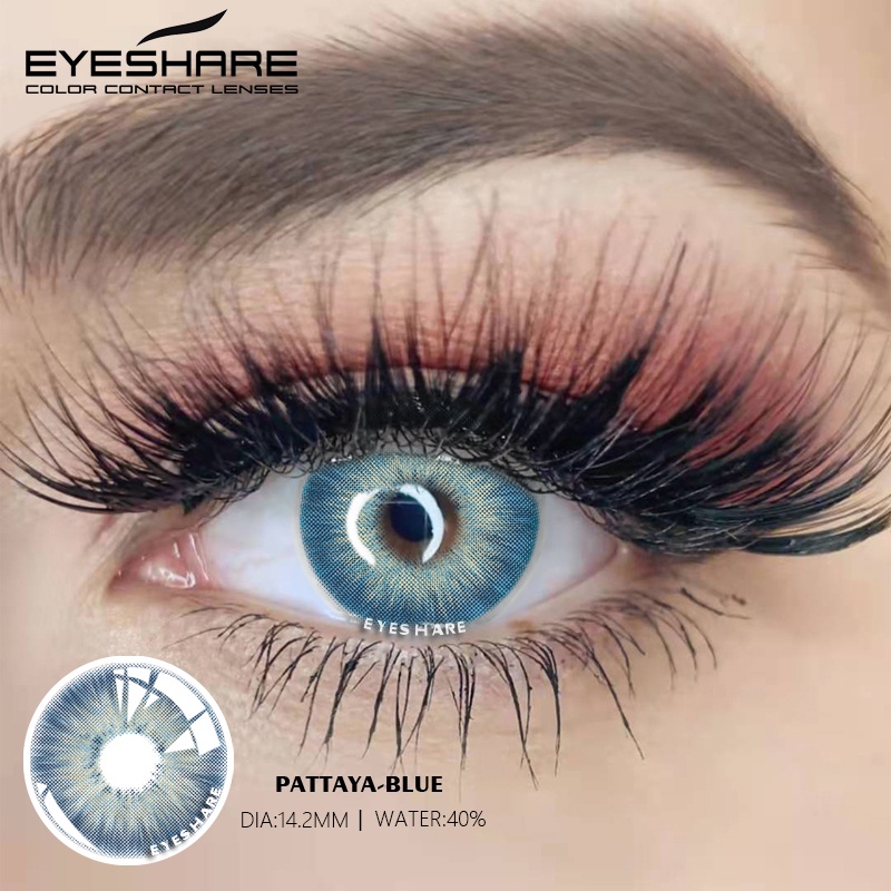 eyeshare-ดวงตา-เลนส์สีธรรมชาติ-2-ชิ้น-คอนแทคเลนส์-สีฟ้า-สําหรับแต่งหน้า