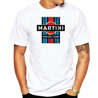 เสื้อยืดคอกลม พิมพ์ลาย Martini Lancia Abarth Team Mcqueen สไตล์เรโทร สําหรับผู้ชายS-5XL