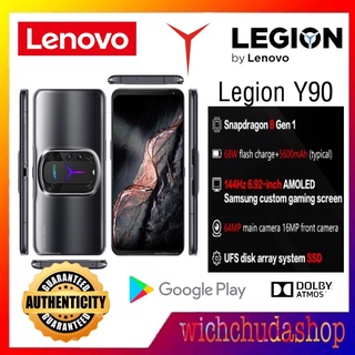 สินค้า Lenovo Legion Y90 หน้าจอ 6.92 นิ้ว 144Hz ชิปเซ็ต Snapdragon 8 Gen 1 144Hz 6.92\'\' 5600mAh ชาร์จเร็ว 68W Smartphone