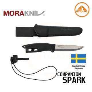 Morakniv 12141 Companion Black - 4.1 Sandvik 12C27 Blade