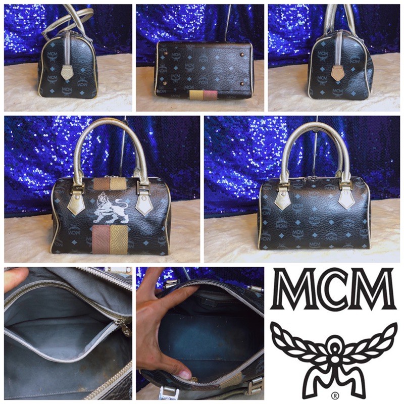 mcm-princess-visetos-boston-small-speedy-bag-แท้