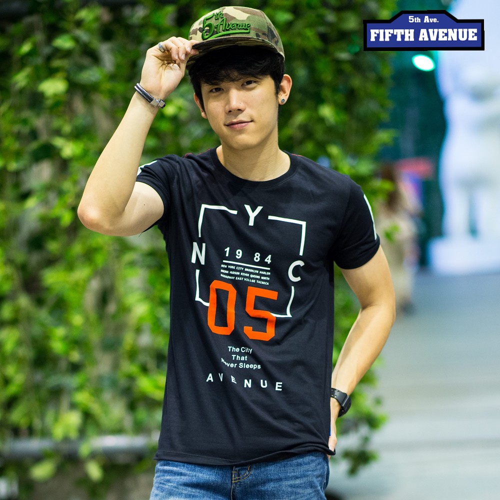 เสื้อยืดขายดี5thave-เสื้อยืดแขนสั้น-รุ่น-out-of-frame-05s-3xl