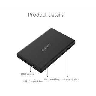 ภาพหน้าปกสินค้า(2578U3)ORICO 2.5 inch USB3.0 SSD External Hard Drive Enclosure ที่เกี่ยวข้อง