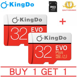 (M6)ซื้อ 1 แถม 1 Sd Card kingdo EVO PLUS MICRO SD CARD (micro SD card) CLASS 10 32 GB