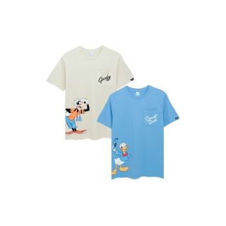 Disney T-Shirt Men&Women Mickey Mouse & Friends - เสื้อยืดมิกกี้เมาส์ โดนัลด์ดั๊ก พลูโตและกูฟฟี่ สินค้าลิขสิทธ์แท้100% characters studio