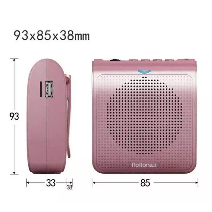 Rolton K100 ไมค์ช่วยสอน ไมค์สอนนักเรียน ไมค์สอนหนังสือ ลำโพงพกพา ลำโพง ไมค์ โทรโข่ง