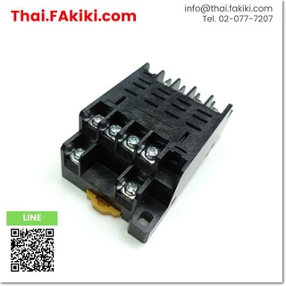 พร้อมส่ง,(A)Unused, PTF14A socket Relay ,ซ็อกเก็ตรีเลย์ สเปค 14pin ,OMRON (66-003-117)