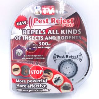 ส่งฟรี Pest Reject Pro Ultrasonic ช่วยปกป้องลูกและบ้านของคุณ  จากหนู แมลงสาบ ไม่อันตรายต่อคนและสัตว์เลี้ยง
