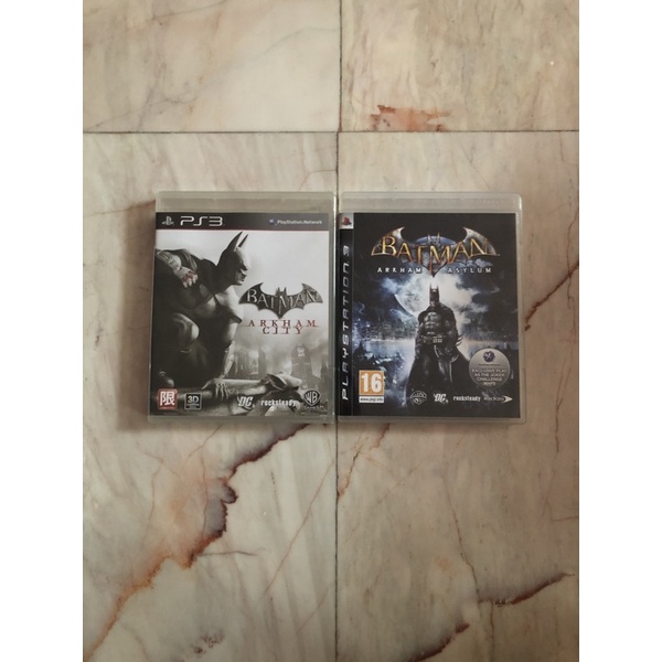 แผ่นเกม ps3 set Batman (มือ1 1แผ่น มือ2 1แผ่น) | Shopee Thailand