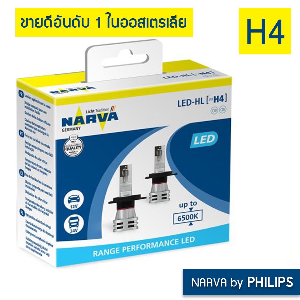 หลอดไฟหน้ารถ-narva-by-philips-led-6500k-h4-h7-h11-ถูกสุดๆและแท้ที่สุด
