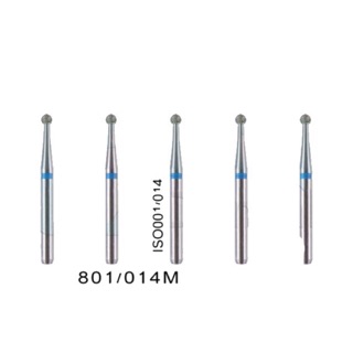 5 pieces per pack round diamond burs BR-45 BR-46 BR-41 BR-40 BR-49 for high speed handpiece