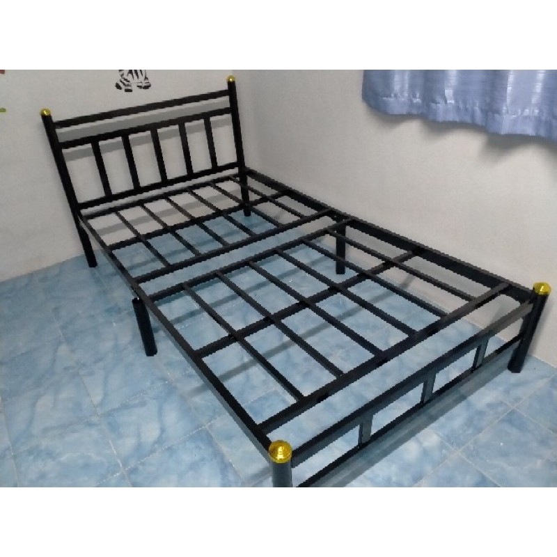 ภาพสินค้า(C6M7I2I ลดเพิ่ม50) เตียงเหล็ก เตียงนอน 3.5 ฟุต รุ่นวินเทจ ขา2นิ้ว เหล็กหนา 0.8 มิล มี2สี สินค้าพร้อมส่ง มีปลายทาง จากร้าน cathaleeya บน Shopee ภาพที่ 5