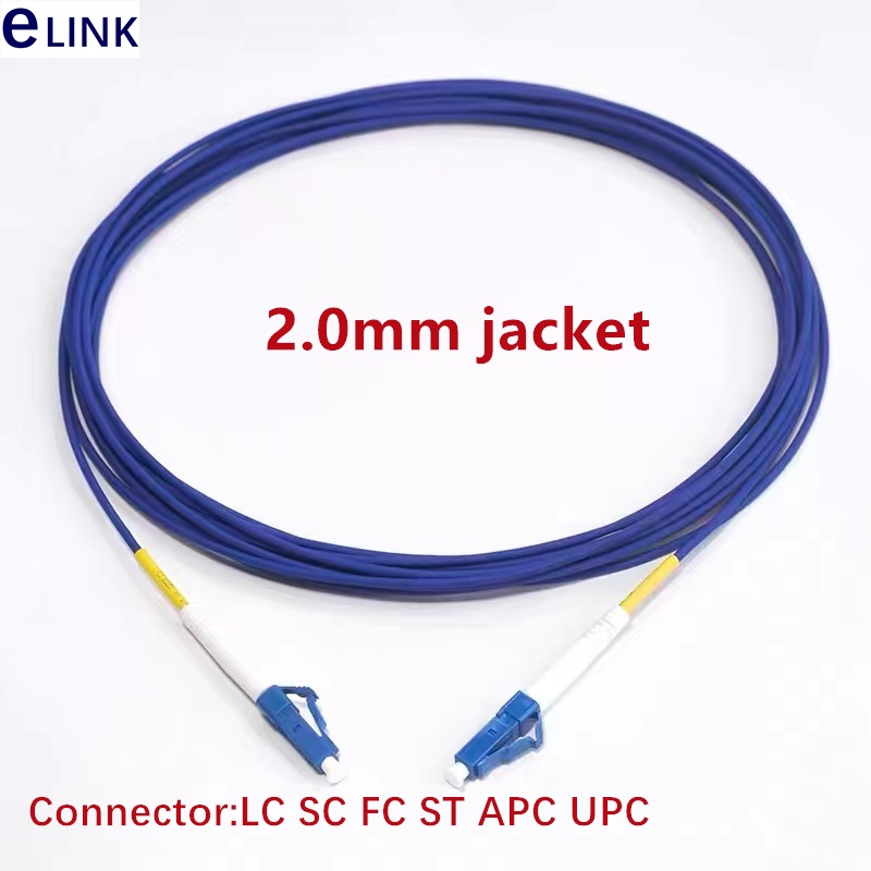 400mtr-1c-armored-2-0mm-fiber-patch-cord-simplex-fiber-sm-sc-lc-fc-ftth-jumper-1-core-optical-fibre-singlemode-cable-eli