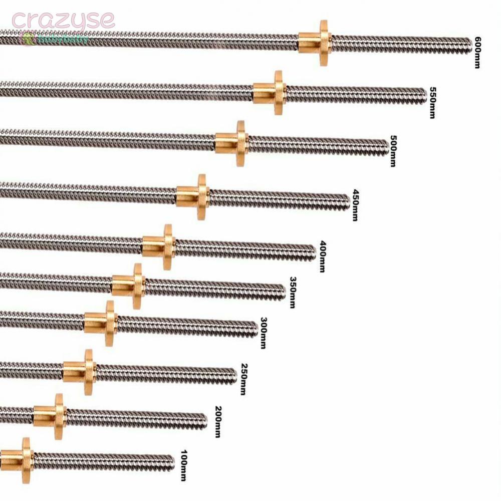 crazyspe-screw-micro-linear-guide-screw-rod-t8-lead-screw-trapezoidal-lead-wear-resistant