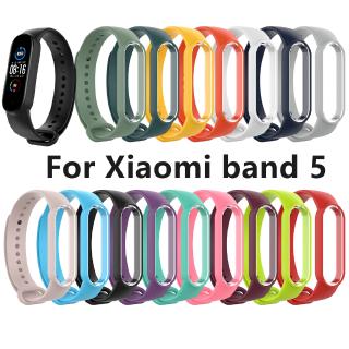 สินค้า For Xiaomi Mi Band 5 NFC สายเปลี่ยนซิลิโคน สำหรับ xiaomi mi 5 ราคาถูก