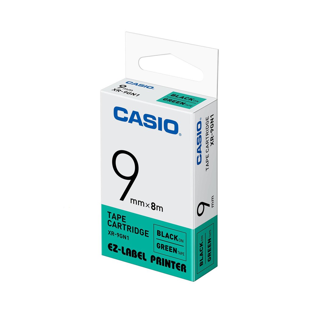 casio-calculator-เทปสติ๊กเกอร์-คาสิโอ-รุ่น-xr-9gn-แบบสีเขียว
