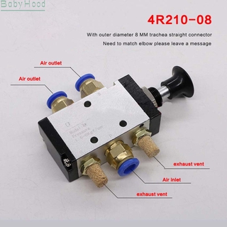 วาล์วเชื่อมต่อนิวเมติก 0-990 Kpa 4R210-08 Pneumatic Valve 5 Ways 2 Pos 1 / 4 " Bspt 2 Digits