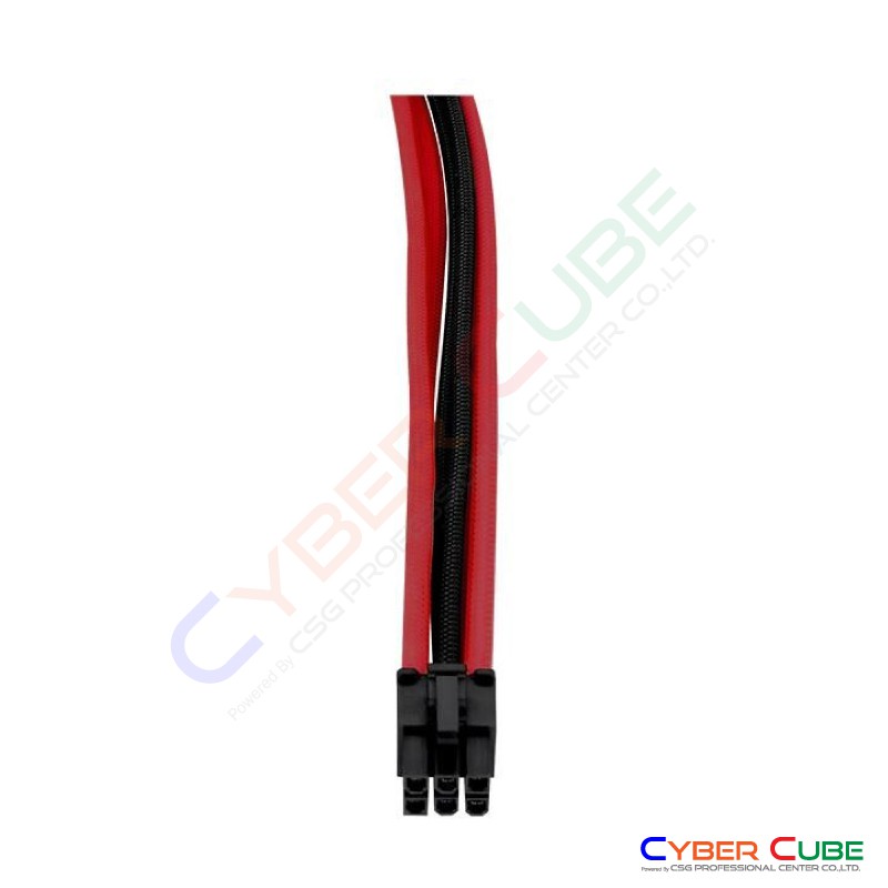 thermaltake-ttmod-sleeve-cable-300mm-red-black-สายถักพาวเวอร์-cable-extension-16awg