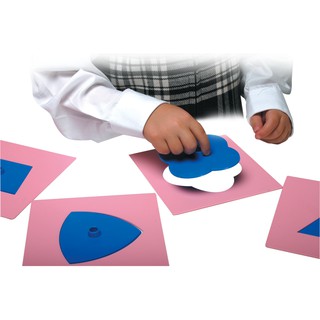 0476ชุดรูปทรงมอนเตสเซอรี่ (รูปทรง10ทรง) (Montessori shapes) รูปทรงใส่หลุม, ของเล่นเสริมพัฒนาการ