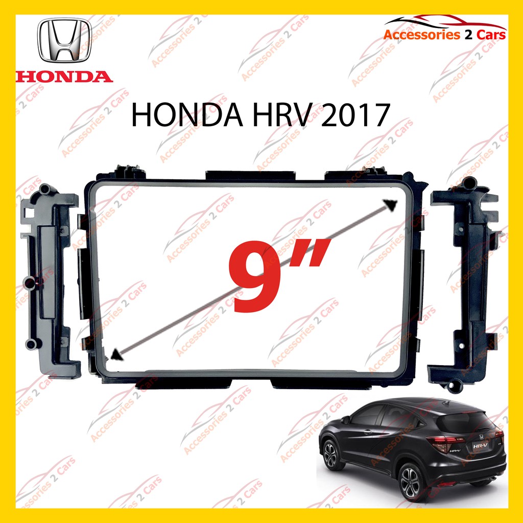 กรอบหน้าวิทยุ-honda-hrv-2017-จอ-9-นิ้ว-รหัส-ho-114n