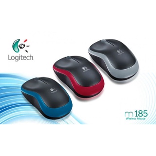 เมาส์ wireless logitech รุ่น m185 ของแท้ 100% รับประกันศูนย์ synnex 3 ปี