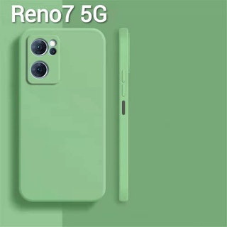 Reno7Z(พร้อมส่งในไทย)เคสTPU​นิ่ม​สีพาสเทลแบบคลุมกล้องOPPO Reno7Pro 5G/A96 4G/A77 5G/A57 2022/Reno7Z 5G/A96 5G/Reno7 5G