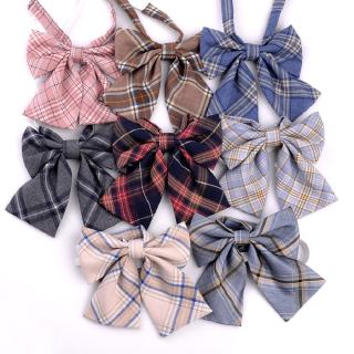 ภาพหน้าปกสินค้า1pc High Quality Lattice Uniform Bow Tie Necktie for Student Girls Supplies Fashion Accessories ที่เกี่ยวข้อง