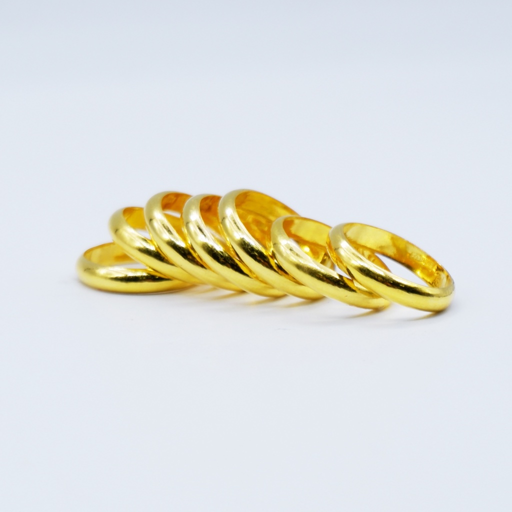 ภาพหน้าปกสินค้าSHINING GOLD ทองคำแท้ 96.5% แหวนเกลี้ยงเงา แสดงถึงชีวิตที่ราบรื่น สดใสไปด้วยกัน น้ำหนัก ครึ่งสลึง (1.9 กรัม) จากร้าน shininggoldjewelry บน Shopee
